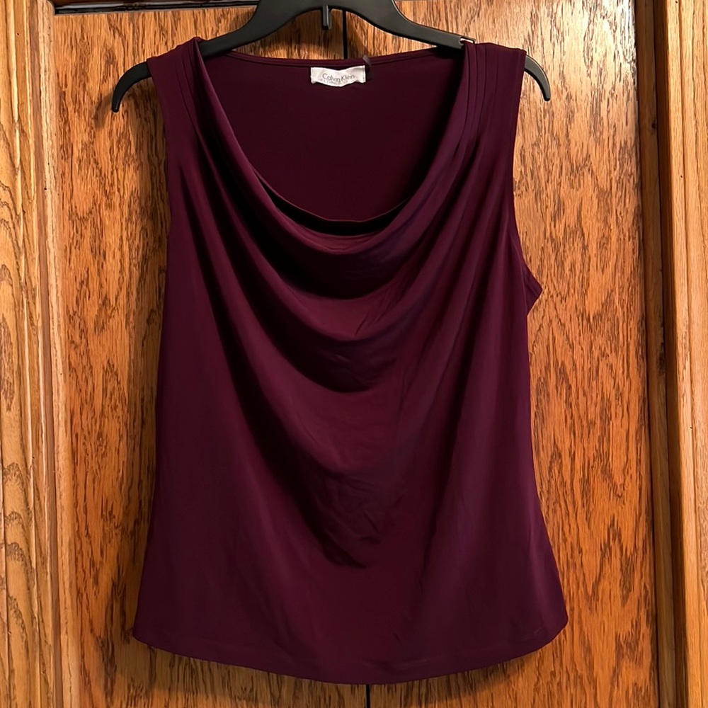 Sleeveless Blouse by Calvin Klein
